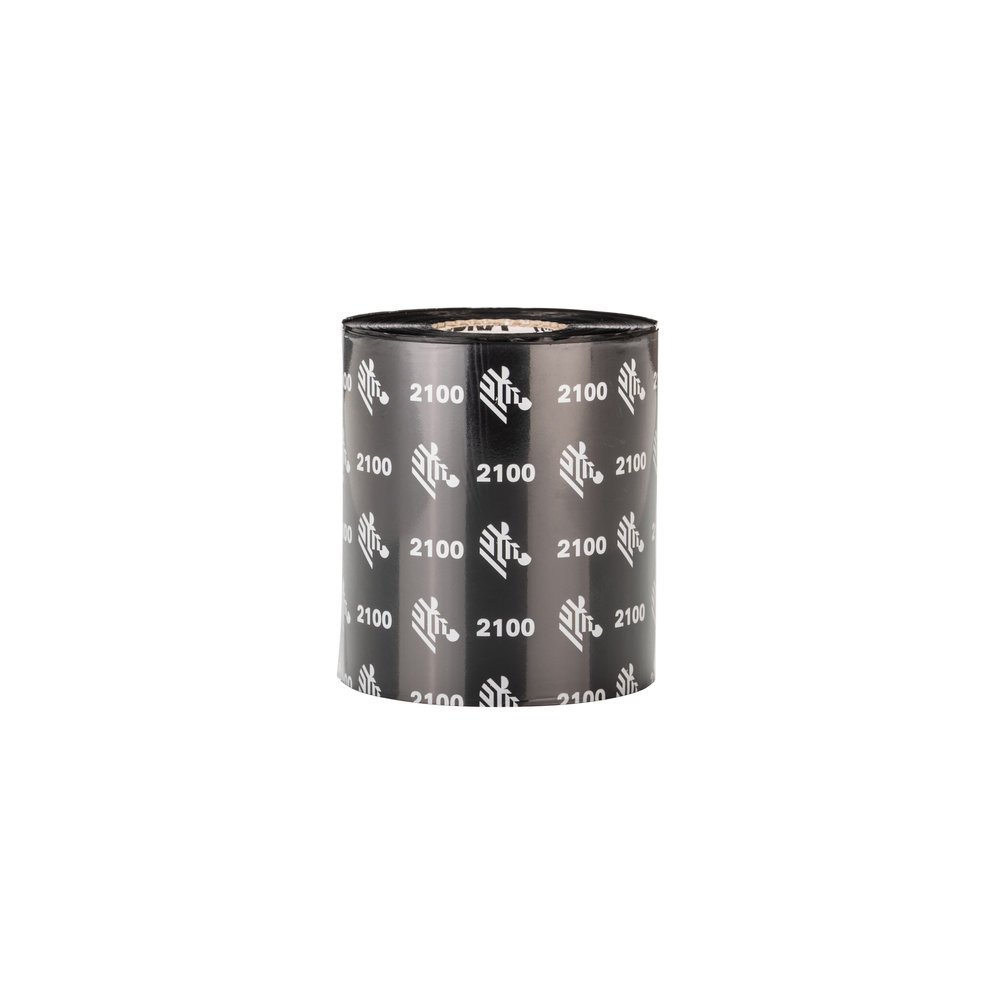 ZEBRA PRINT S1 - SUPPLIES 2100 Wax thermal ribbon 450 m Black 02100BK08945