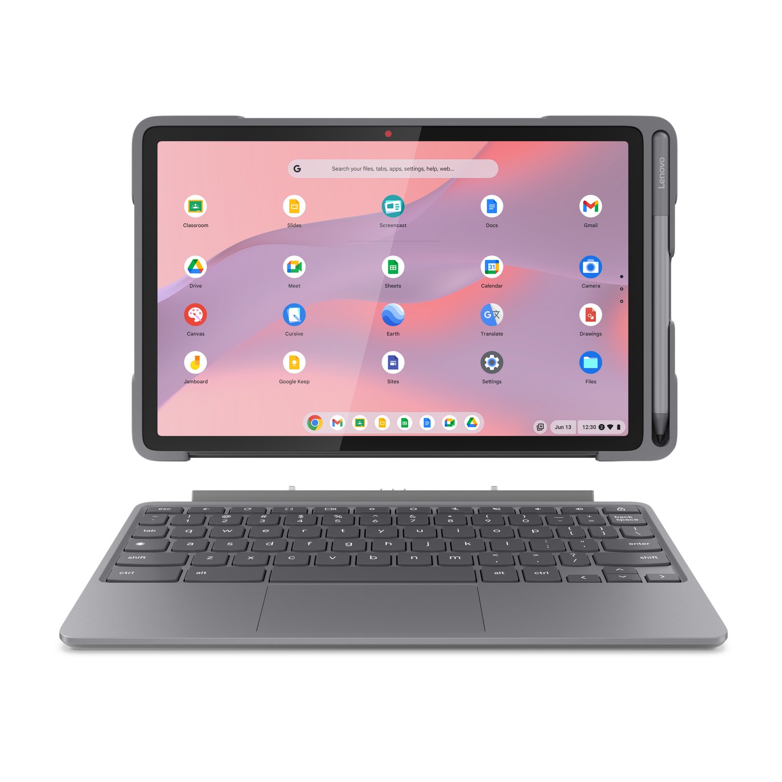 LENOVO CHROME Chromebook Duet EDU G2 MediaTek Kompanio 64 GB 27.8 cm (10.9") 8 Wi-Fi 6 (802.11ax) 83HJ0009UB