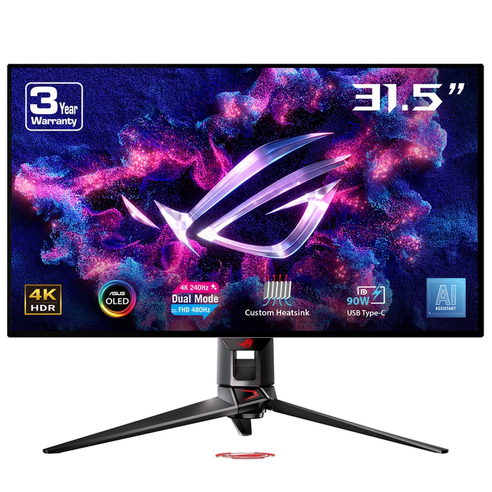 ASUS - DISPLAY ROG Swift PG32UCDP computer monitor 80 cm (31.5") 3840 x 2160 pixels 4K Ultra HD