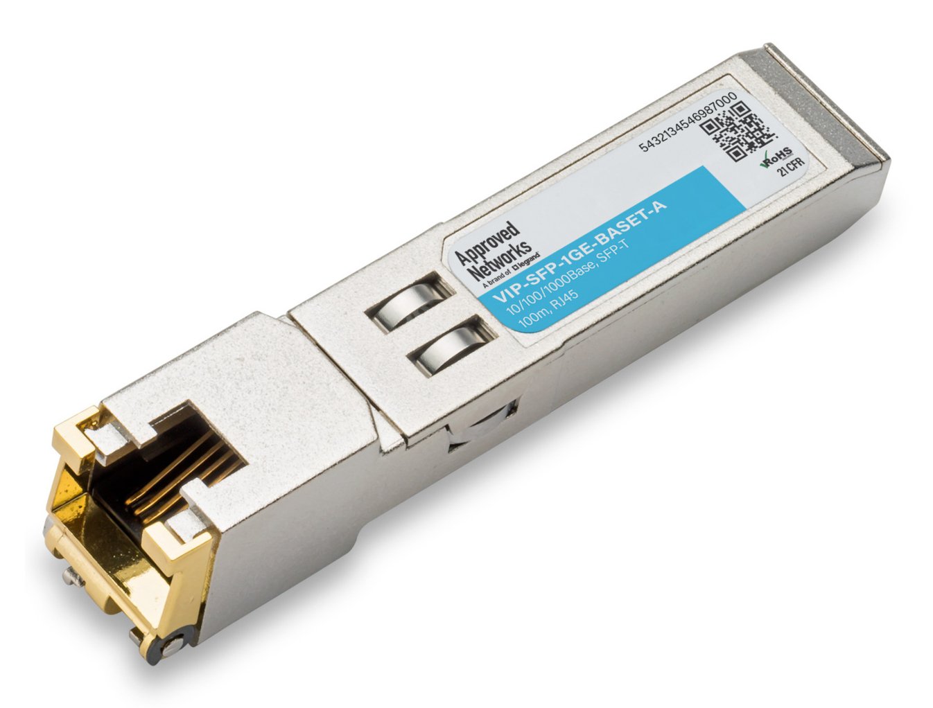 LEGRAND - APPROVED VIPSFP-1GE-BASET-A network transceiver module Copper 1250 Mbit/s SFP