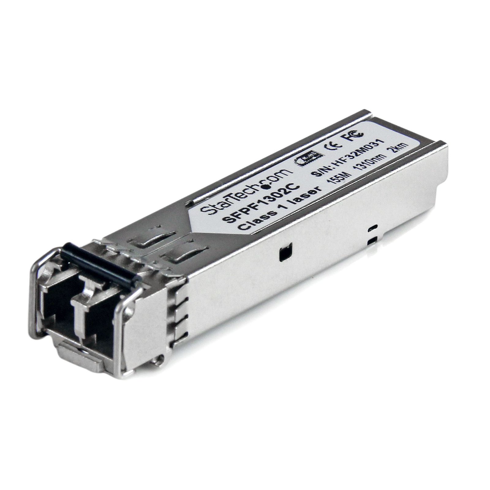 StarTech.com Cisco GLC-FE-100FX Compatible SFP Module - 100BASE-FX - 100Mbps Multimode Fiber MMF SFPF1302C