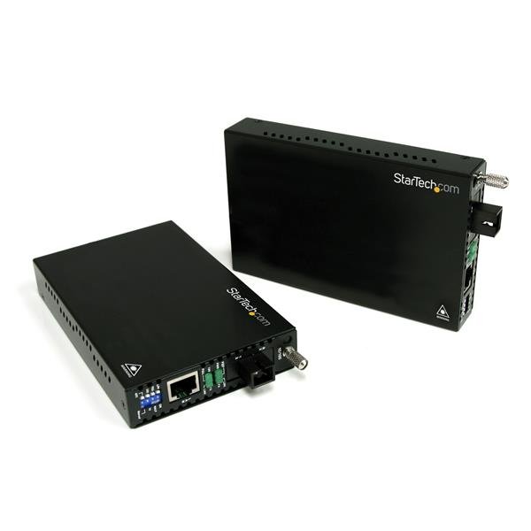 StarTech.com 10/100 Mbps Ethernet Single Mode WDM Fiber Media Converter Kit SC 20km ET90110WDM2