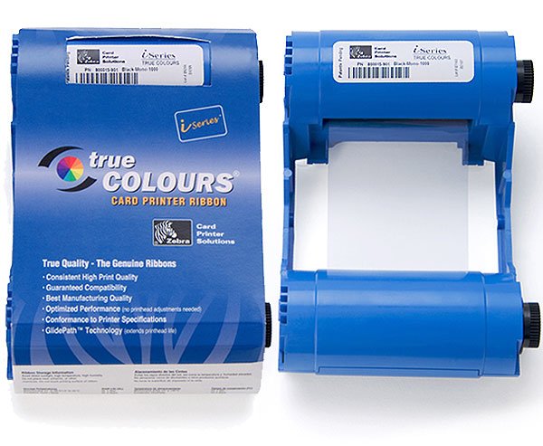ZEBRA PRINT C4 - MED CARD SUPPLIES Monochrome Ribbon Black printer 1000 pages 800017-201