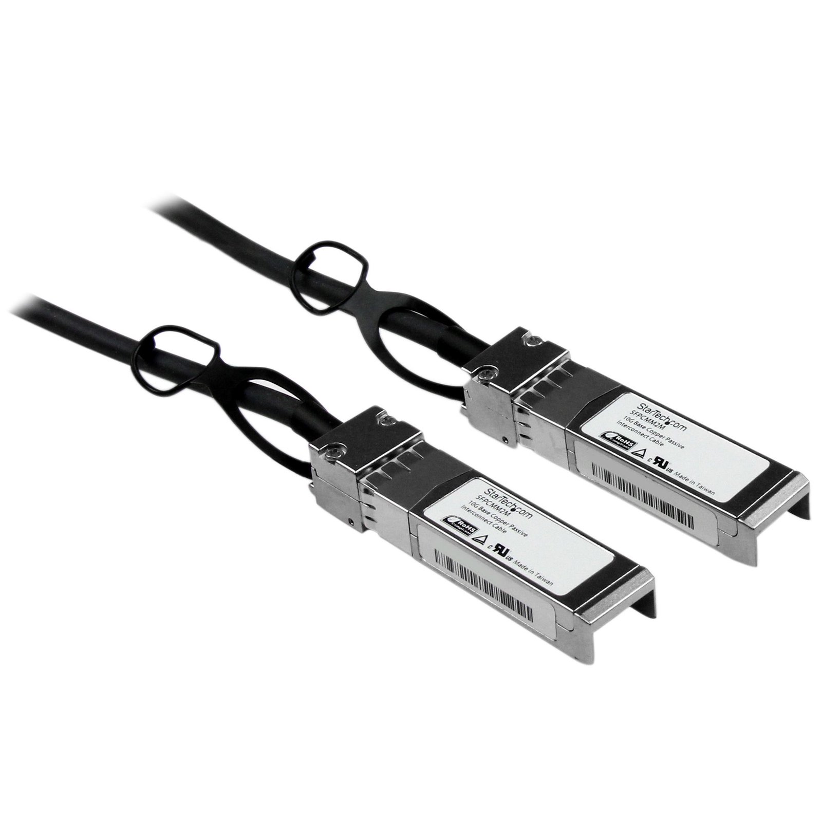 StarTech.com Cisco SFP-H10GB-CU2M Compatible 2m 10G SFP+ to Direct Attach Cable Twinax - 10GbE SFPCMM2M