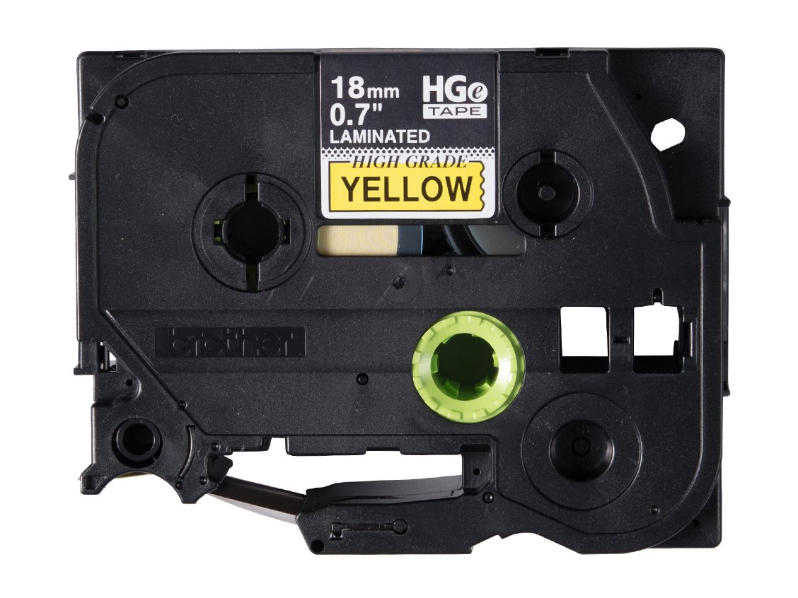 BROTHER MOBILE - MEDIA HGE6415PK label-making tape Black on yellow