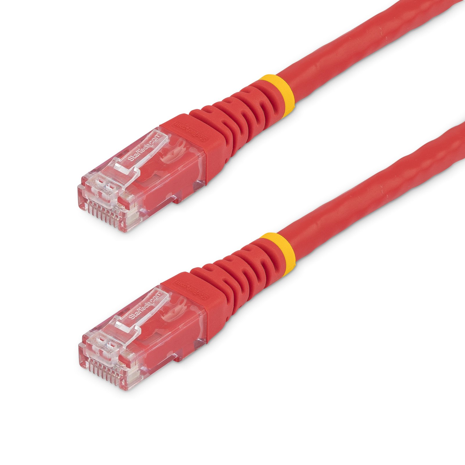 StarTech.com 20ft CAT6 Ethernet Cable - Orange CAT 6 Gigabit Wire -250MHz 100W PoE RJ45 UTP Molded C6PATCH20OR