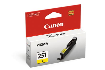 CANON - INK SUPPLIES CLI-251Y cartridge 1 pc(s) Original Standard Yield Yellow 6516B001