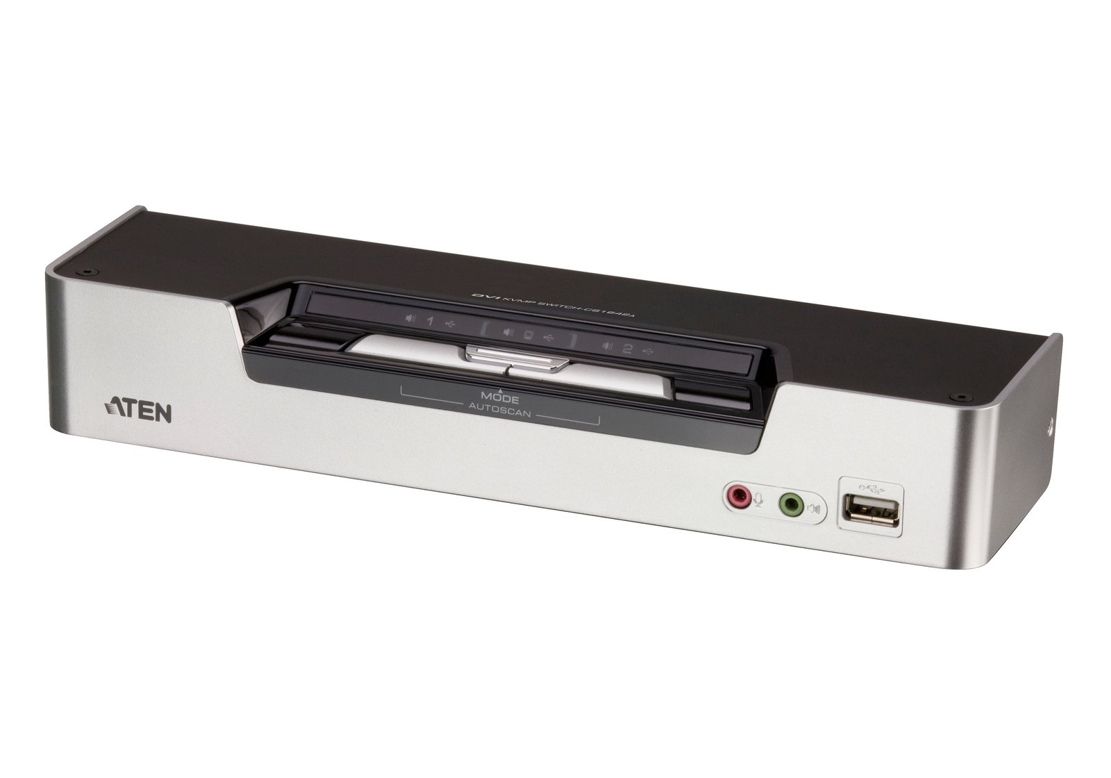 ATEN TECHNOLOGIES CS1642A KVM switch Rack mounting Black, Silver