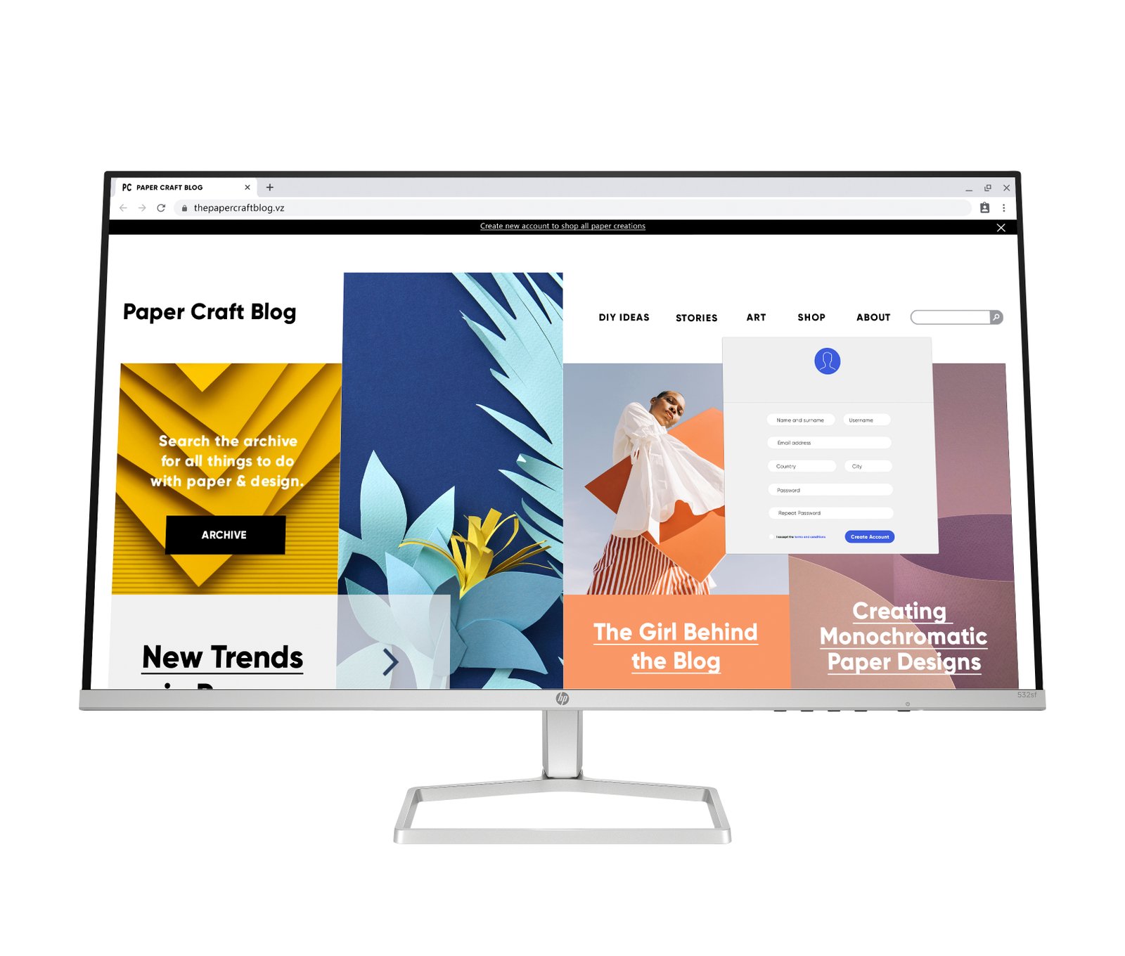 HPI SOURCING - NEW HP Series 5 31.5 inch FHD Monitor - 532sf 94F50AA#ABA