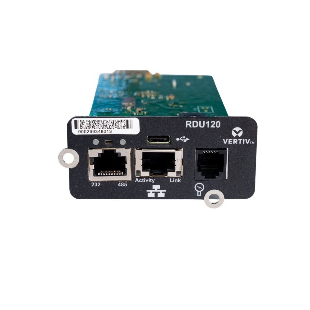 VERTIV- DIGITAL ECOSYSTEM Liebert IntelliSlot RDU120 - Network Card, Remote Monitoring Adapter,