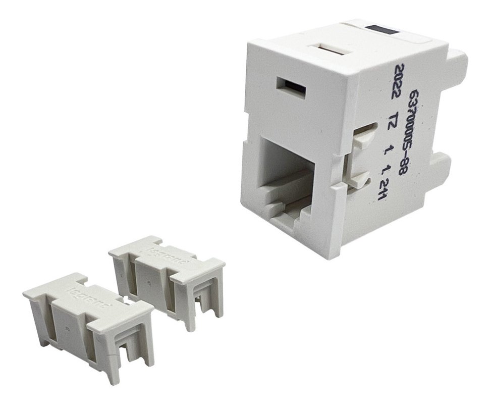 LEGRAND - DATA TracJack USOC six-position RJ25C Cloud White 63700005-88