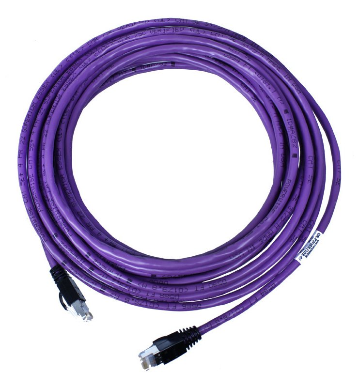 LEGRAND - DATA Powerwise networking cable Purple 7.62 m Cat5e Round PW5ER25DB-07