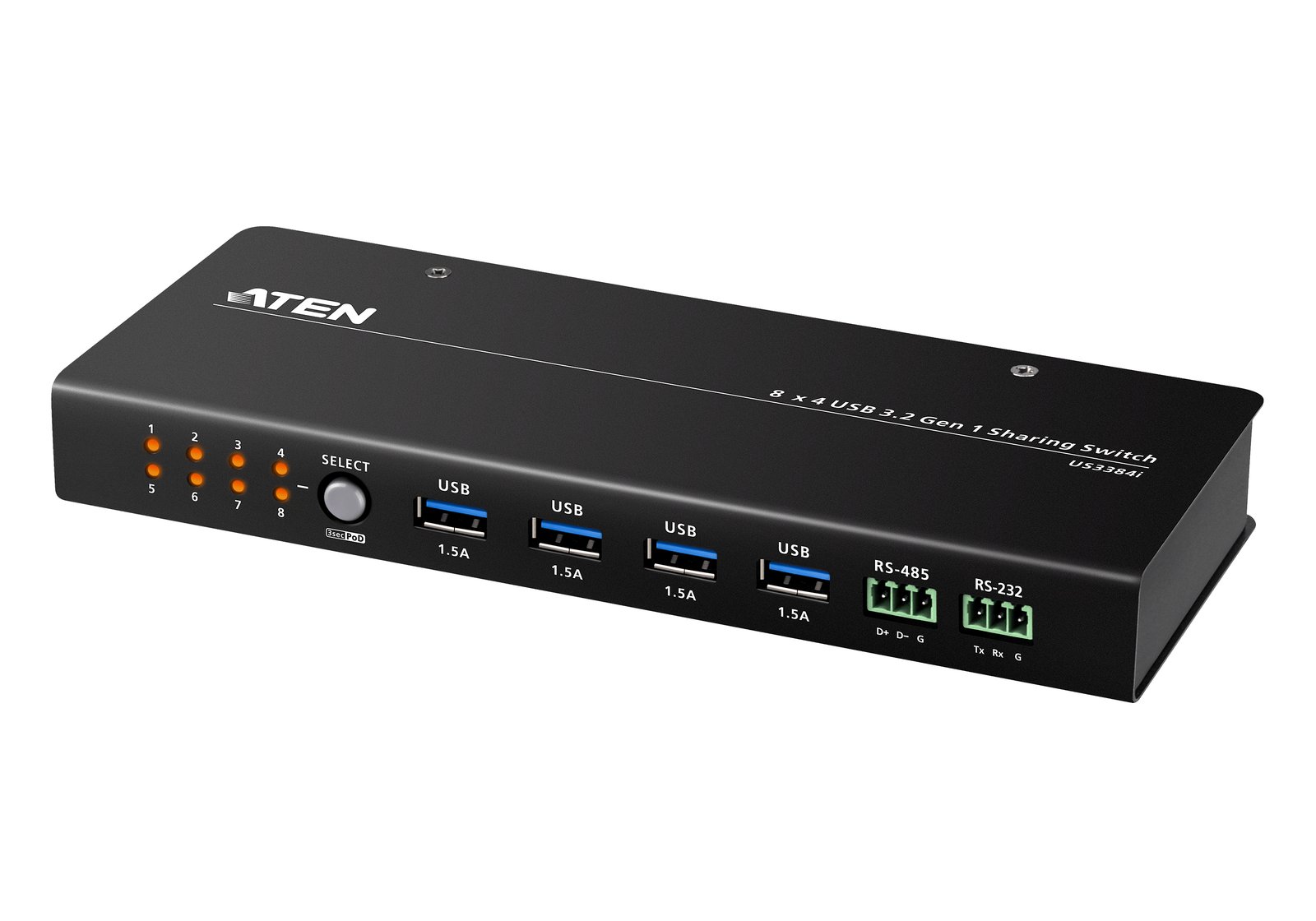 ATEN TECHNOLOGIES 8X4 USB 3.1 Switch With PSU US3384I
