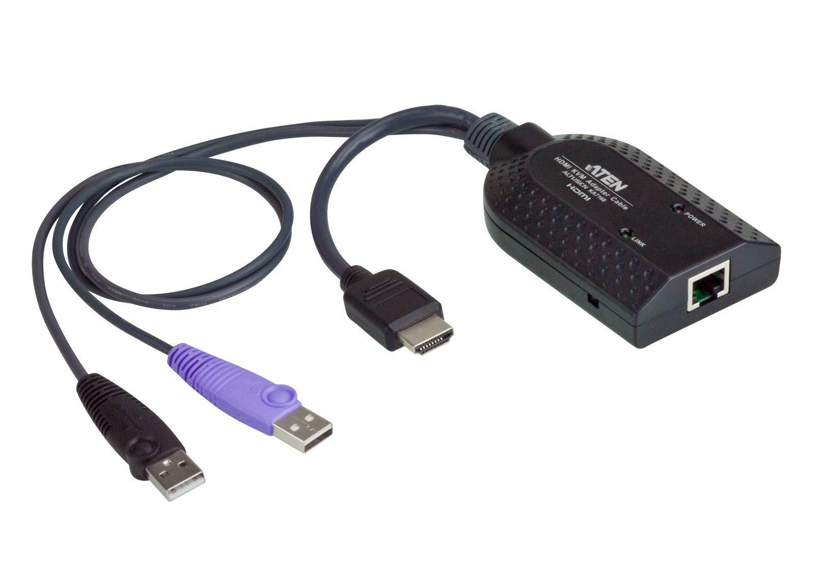 ATEN TECHNOLOGIES USB - HDMI to Cat5e/6 KVM Adapter Cable (CPU Module) KA7168