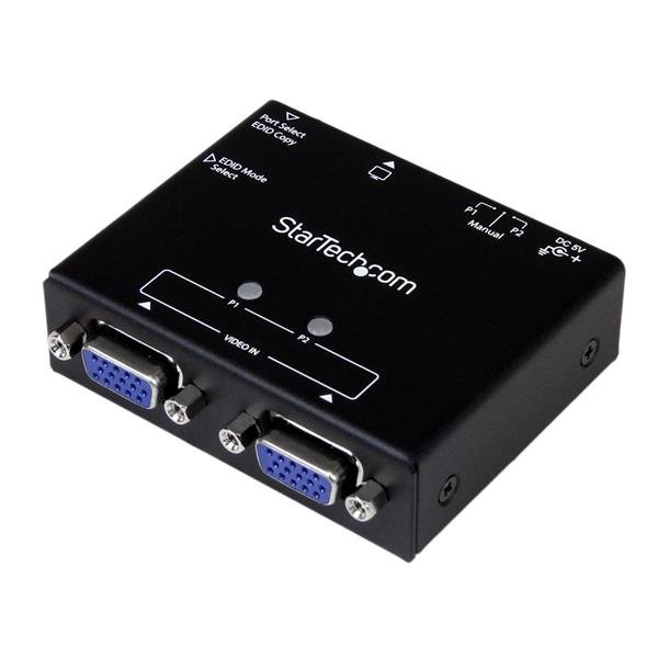 StarTech.com 2-Port VGA Auto Switch Box with Priority Switching and EDID Copy ST122VGA