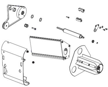 ZEBRA PRINT Z2 - ZASP P1053360-011 printer kit