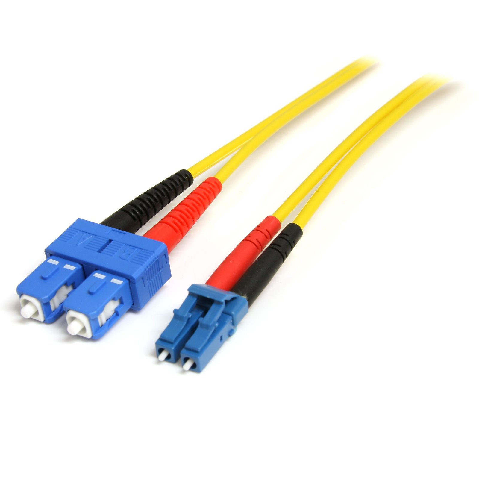 StarTech.com 4m Fiber Optic Cable - Single-Mode Duplex 9/125 LSZH Jumper Cord - LC/SC SMFIBLCSC4