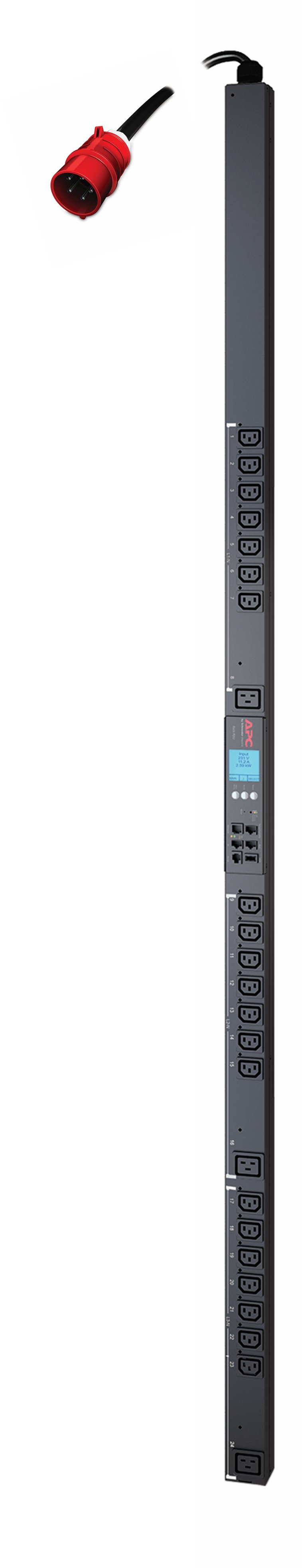 APC by Schneider Electric APC SCHNEIDER ELECT IT DIRECT SHIP Rack PDU 2G, Metered by Outlet with Switching, ZeroU, 11.0kW, AP8681