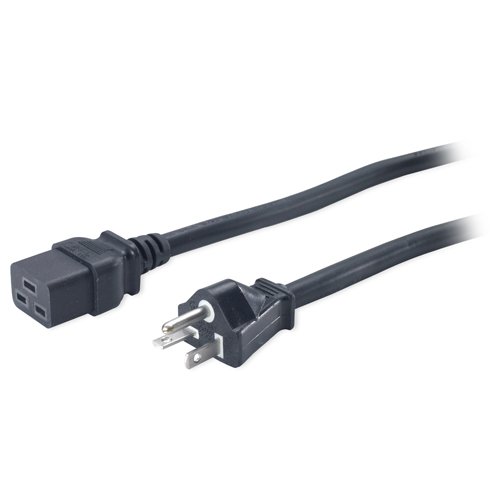 APC by Schneider Electric APC SCHNEIDER ELECT IT DIRECT SHIP Power Cord, 20A, 100-120V Black 2.5 m NEMA 5-20P AP9873