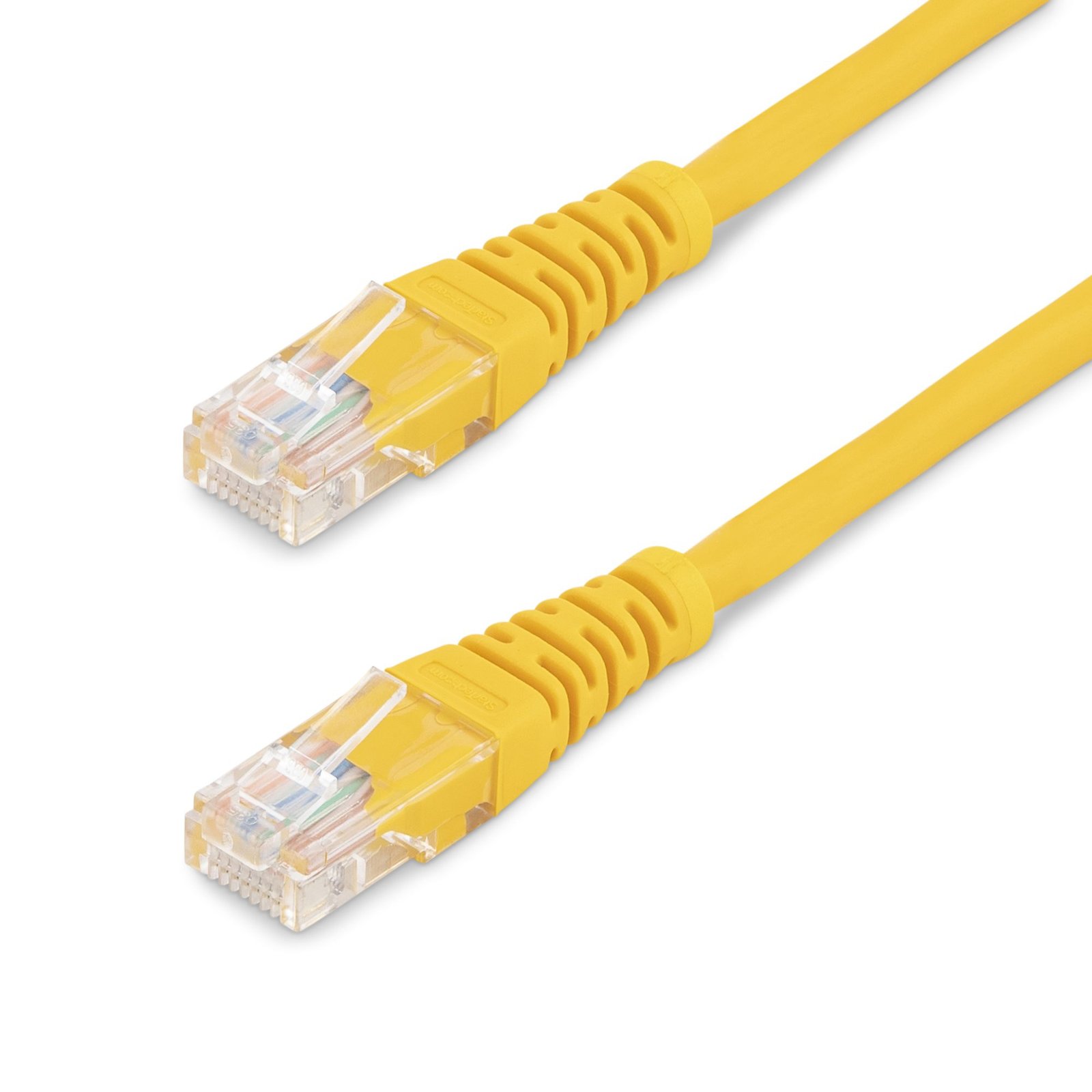 StarTech.com 3 ft Cat5e Yellow Molded RJ45 UTP Cat 5e Patch Cable - 3ft Cord M45PATCH3YL