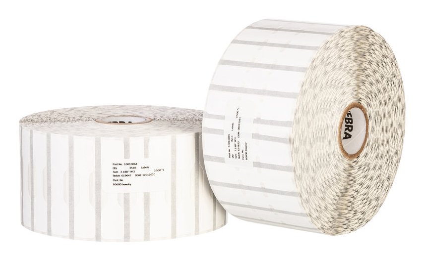 ZEBRA PRINT S1 - SUPPLIES 8000T Jewelry Label White 10010066