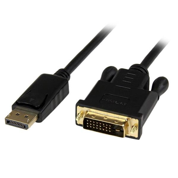 StarTech.com 6ft (1.8m) DisplayPort to DVI Cable - 1080p Video - Active Adapter - DVI-D Single Link DP2DVIMM6BS