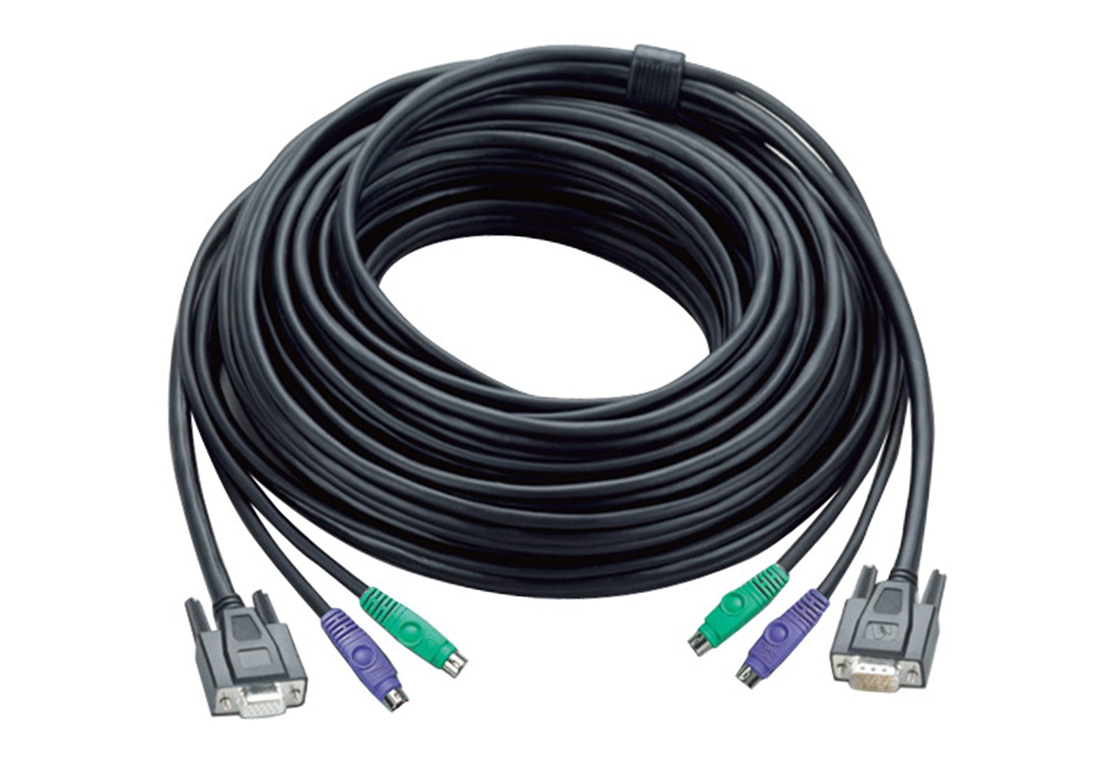 ATEN TECHNOLOGIES 30ft PS/2 KVM cable Black 10 m 2L1010P