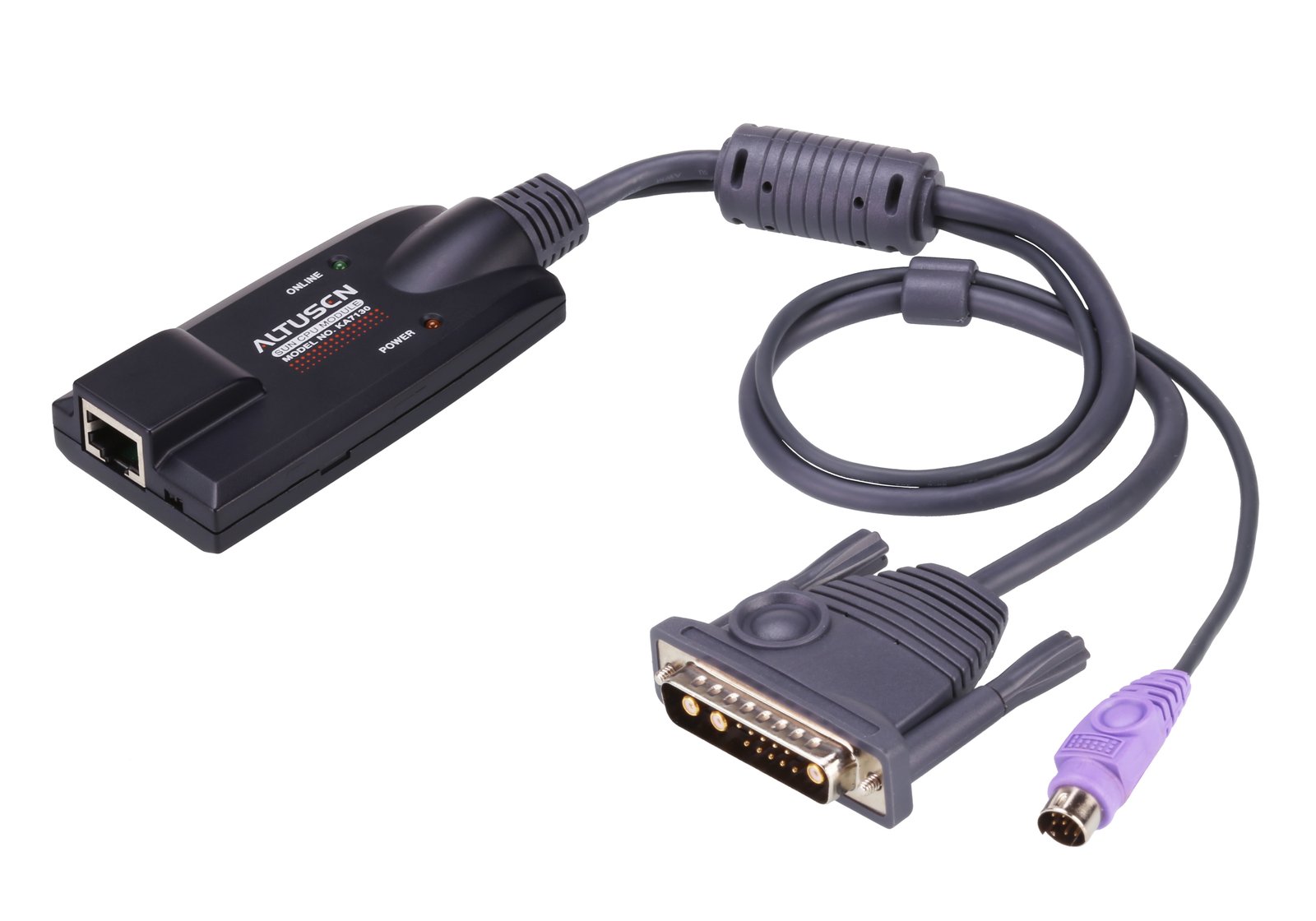 ATEN TECHNOLOGIES KA7130 KVM cable Black
