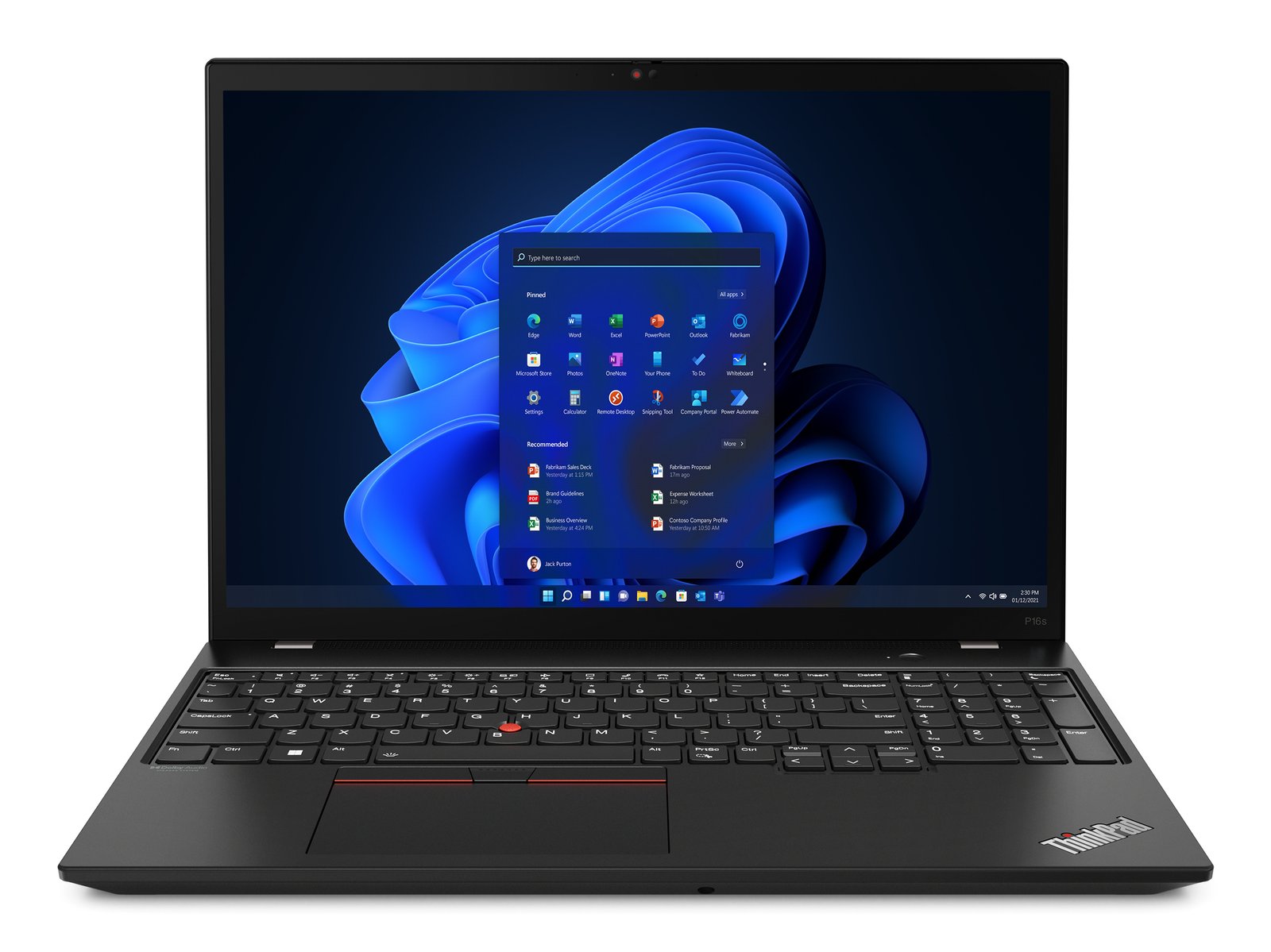 LENOVO TOPSELLER WORKSTATION ThinkPad P16s Gen 2 (AMD) Ryzen™ 5 PRO 7540U Mobile 40.6 cm (16") 21K9001JUS