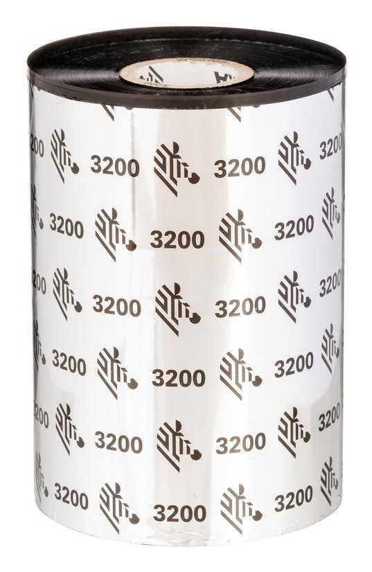 ZEBRA PRINT S1 - SUPPLIES 3200 Wax/Resin thermal ribbon 450 m Black 03200BK17445