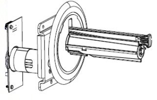 ZEBRA PRINT Z2 - ZASP P1058930-052 printer/scanner spare part/accessory Spindle