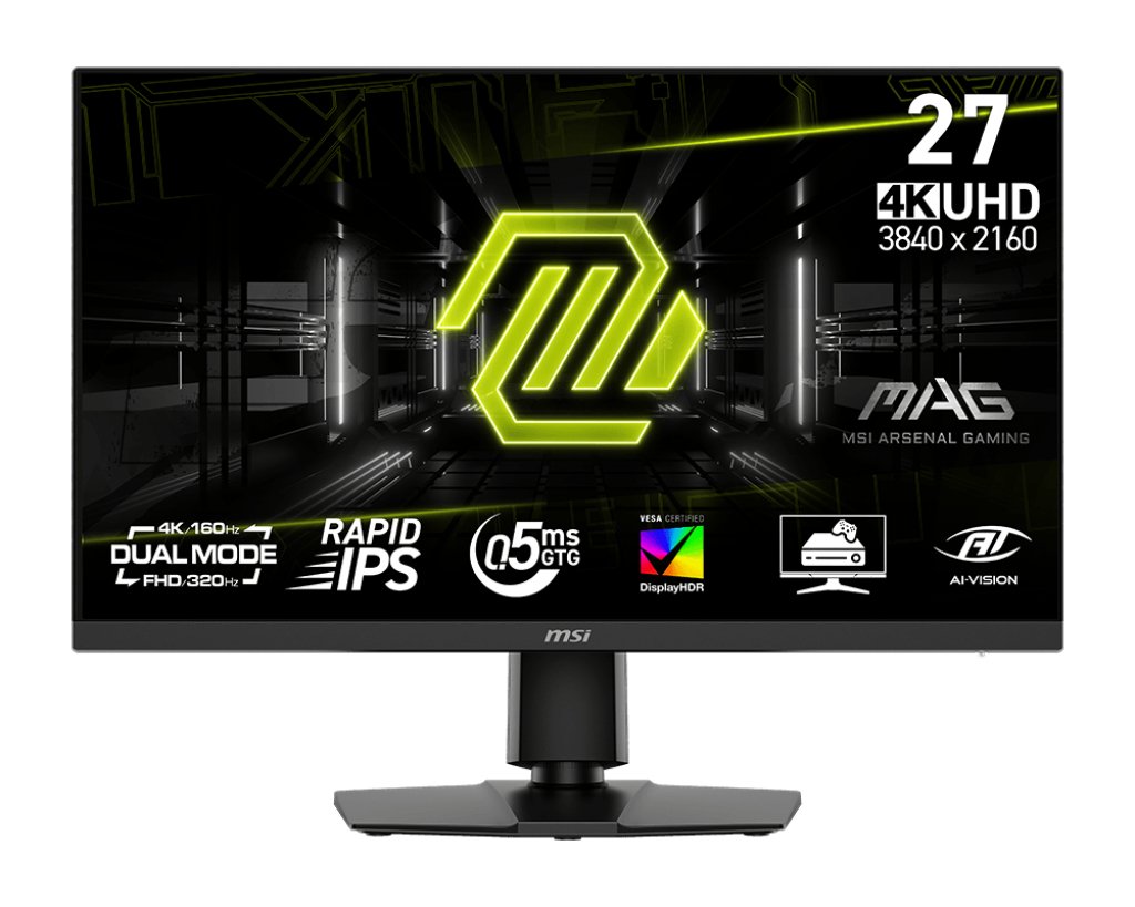 MSI - MONITORS MAG 272URDF E16 computer monitor 68.6 cm (27") 3840 x 2160 pixels 4K Ultra HD Black MAG272URDFE16