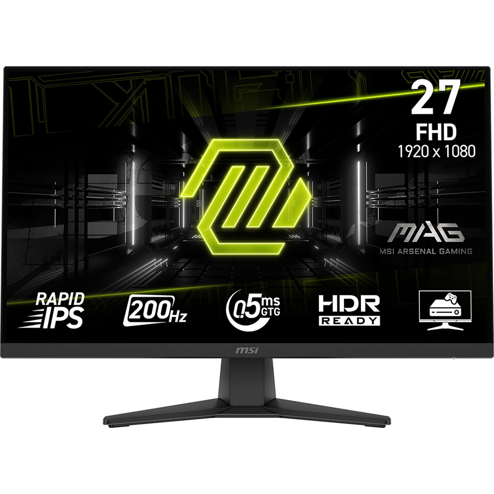 MSI - MONITORS MAG 272F computer monitor 68.6 cm (27") 1920 x 1080 pixels Full HD Black MAG272F