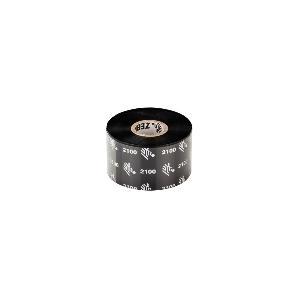 ZEBRA PRINT S1 - SUPPLIES 2100 Wax thermal ribbon 450 m Black 02100BK06045