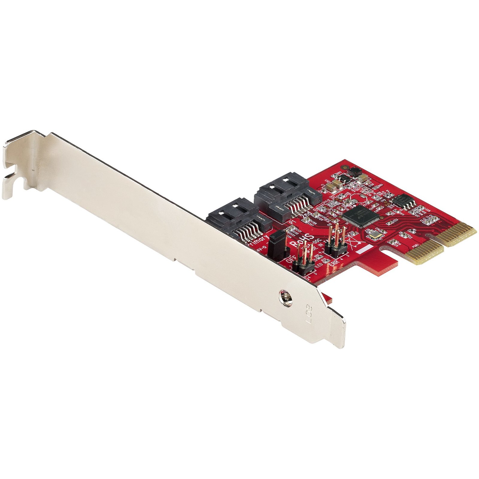 StarTech.com SATA PCIe Card - 2 Port Expansion - 6Gbps - Full/Low Profile - PCI Express to 2P6GRPCIESATCRD
