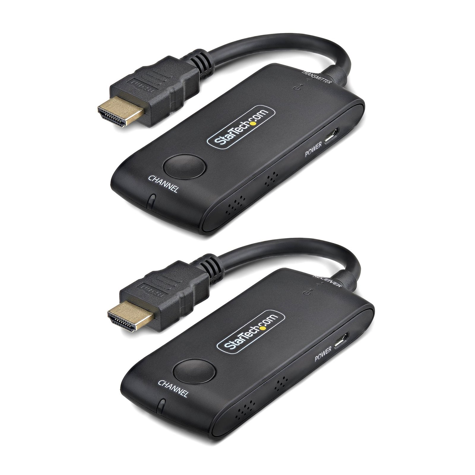 StarTech.com Wireless HDMI Extender for Meeting Rooms and Huddle Spaces, 4K 60Hz, 65ft Range, USB 4KHDMIWIRELESS6
