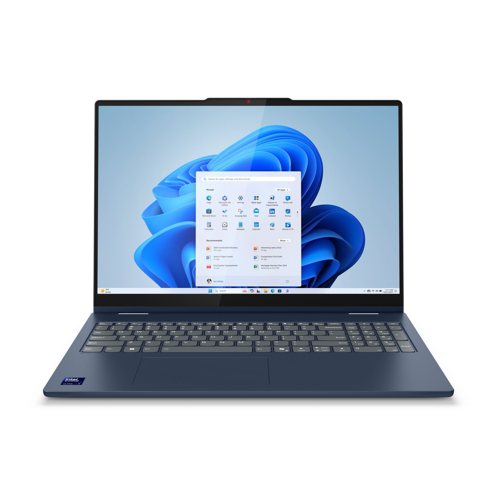 Lenovo Idea IdeaPad 5 2-in-1 16IAL10 Intel Core Ultra 7 255U Hybrid 40.6 cm (16") Touchscreen WUXGA 83KS001MUS