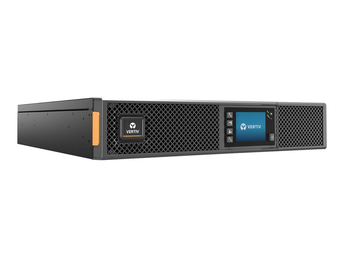 Vertiv Corp Liebert GXT5 Double Online Conversion UPS - 1500VA/1500W| 230V| With Rackmount Kit| GXT51500IRT2UXL