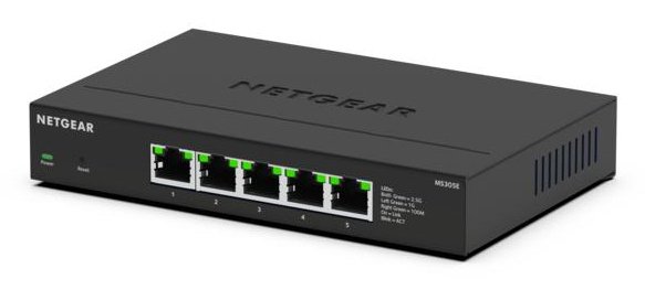 NETGEAR MS305E Unmanaged 2.5G Ethernet (100/1000/2500) Black MS305E100NAS