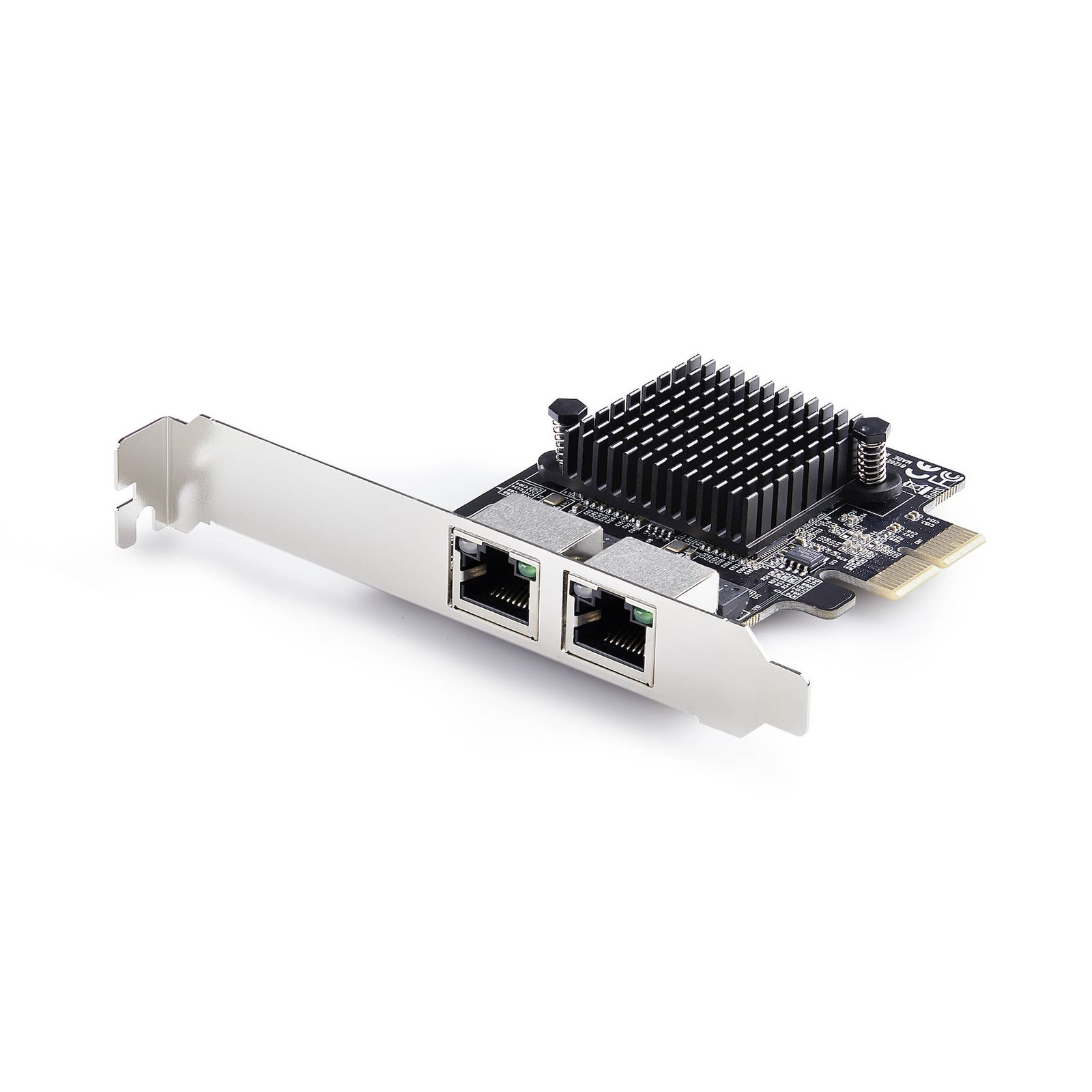 StarTech.com 2-Port 5G Gigabit PCIe Network Adapter Card, 5G/2.5G/1G/100M/10M PCI Express LAN PR25GRNETWORKCA