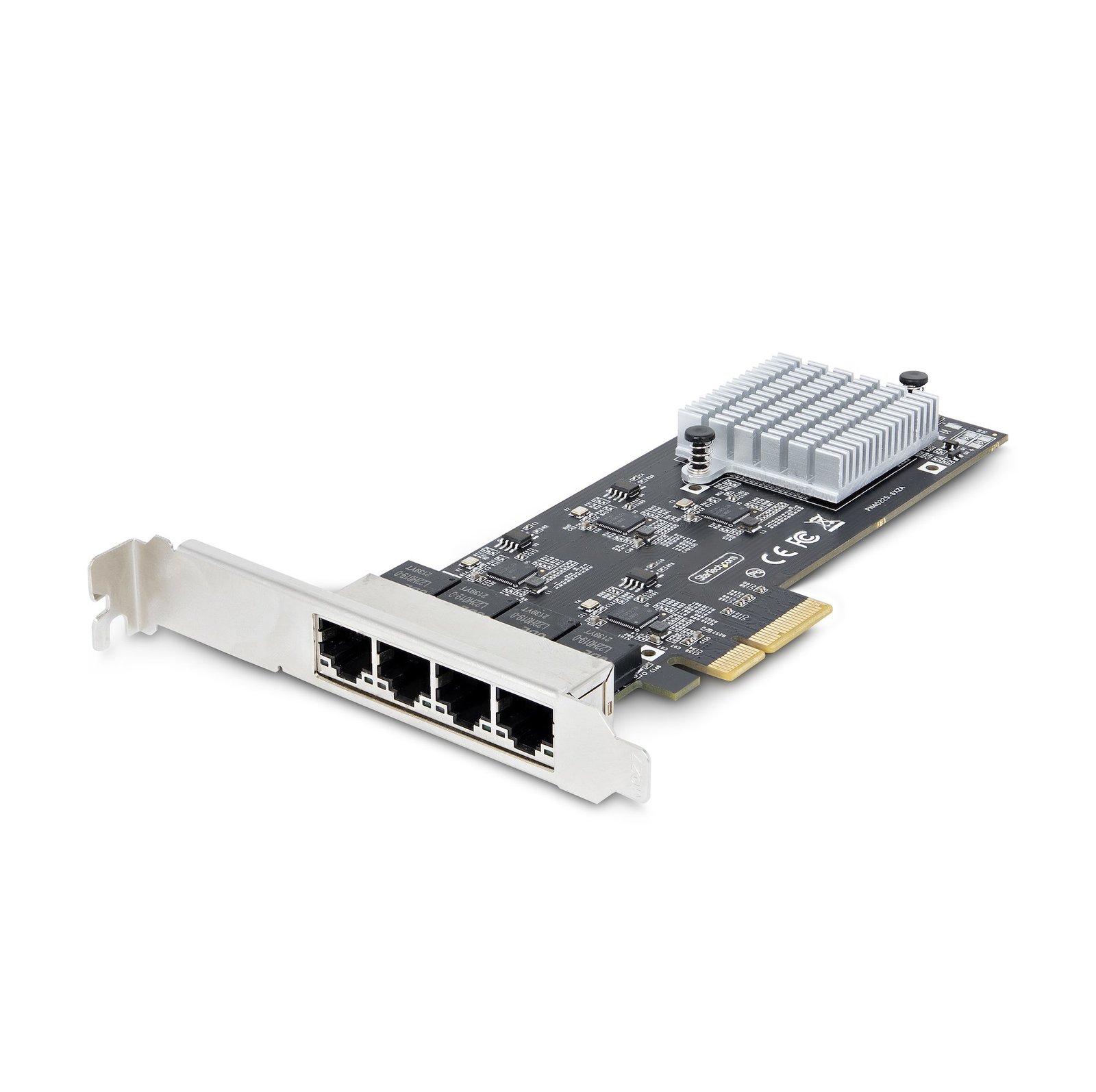 StarTech.com 4-Port 2.5Gbps NBASE-T PCIe Network Card, Intel I225-V, Quad-Port Computer PR42GINETWRKCRD